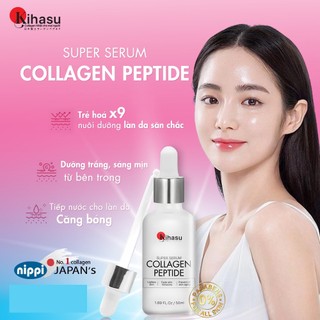 Bộ sản phẩm Kihasu Serum Collagen 50ml Và Kem Dưỡng 10g Collagen Ngày Đêm Sáng Da, Mờ Thâm, Chống Lão Hóa Vượt Trội