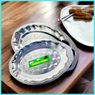 Dĩa bò né,Đĩa hấp cá, Dĩa hột xoài inox 430 cao cấp lòng sâu truyền nhiệt tốt