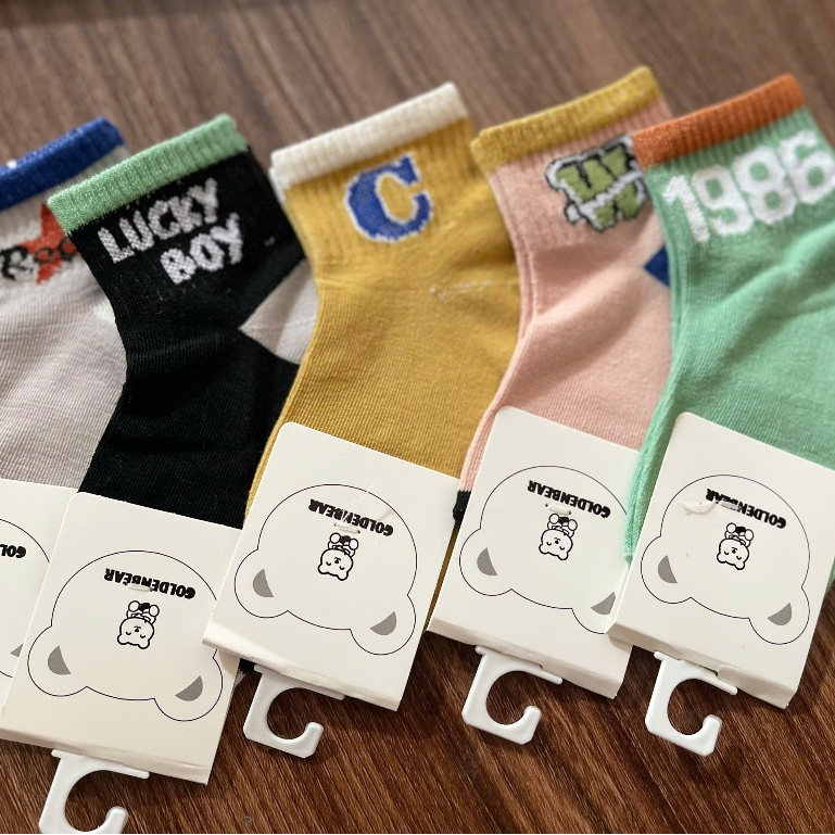 Tất Trẻ Em Set 5-10 Đôi Tất Cho Bé Trai 1-4Tuổi,sợi bông mềm mại thoáng khi khử mùi