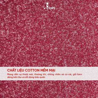 Bộ đồ nữ thường ngày JASEY, Đồ bộ nữ cotton thường ngày, gấu bo chuẩn size mã 2515