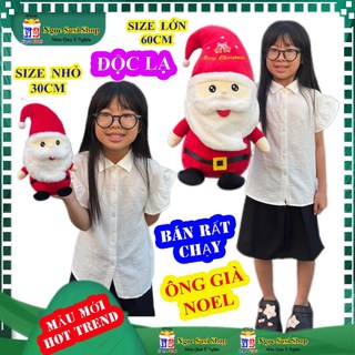 Thú Bông ÔNG GIÀ NOEL Mẫu Mới Chất Nhung Mịn - Gấu Bông Thú Nhồi Bông Đồ Chơi Doll Toy Ngọc Susi