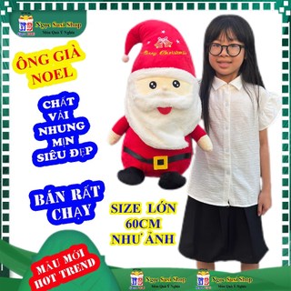 Thú Nhồi Bông ÔNG GIÀ NOEL Mẫu Mới Chất Nhung Mịn - Gấu Bông Thú Bông Đồ Chơi Doll Toy Ngọc Susi