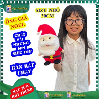 Thú Nhồi Bông ÔNG GIÀ NOEL Mẫu Mới Chất Nhung Mịn - Gấu Bông Thú Bông Đồ Chơi Doll Toy Ngọc Susi