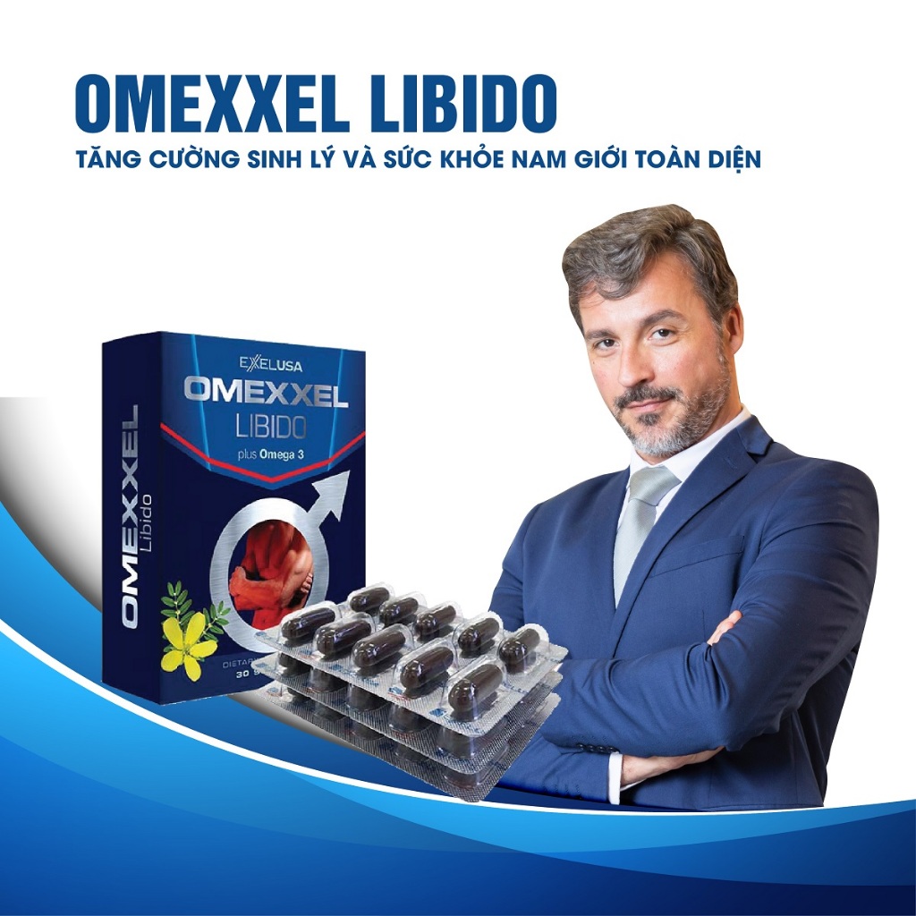 Ảnh Omexxel Libido tăng cường sinh lý nam hộp 30 viên 1