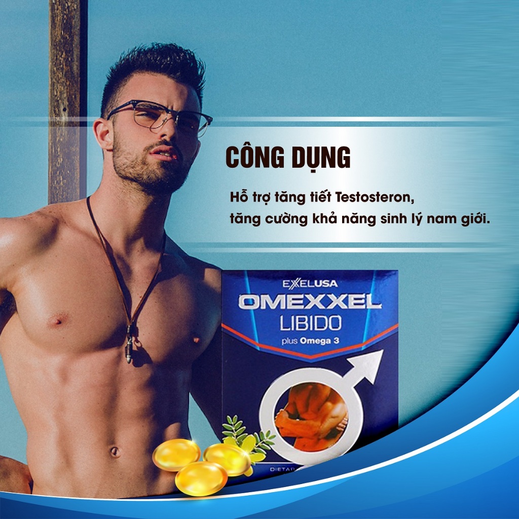 Ảnh Omexxel Libido tăng cường sinh lý nam hộp 30 viên 4