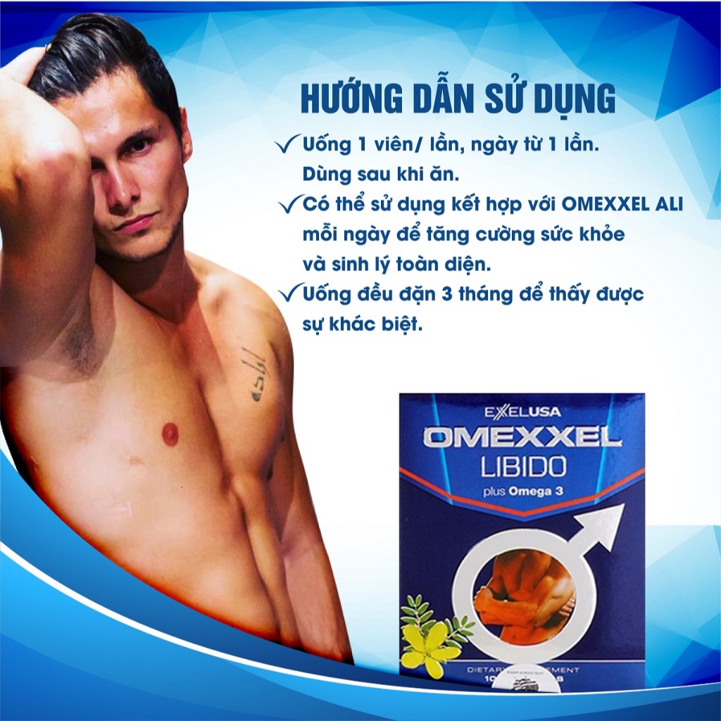 Ảnh Omexxel Libido tăng cường sinh lý nam hộp 30 viên 3