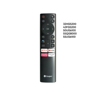 Điều khiển/ Remote Smart Tivi Casper - Dùng cho 32HG5200/ 50UG6100/ 43FG5200/ 55UG6100/ 55UG6300 - Bảo hành 6 tháng