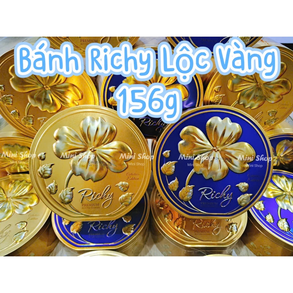 Bánh Quy Richy Lộc Vàng 156g leetrinh15 | Shopee Việt Nam