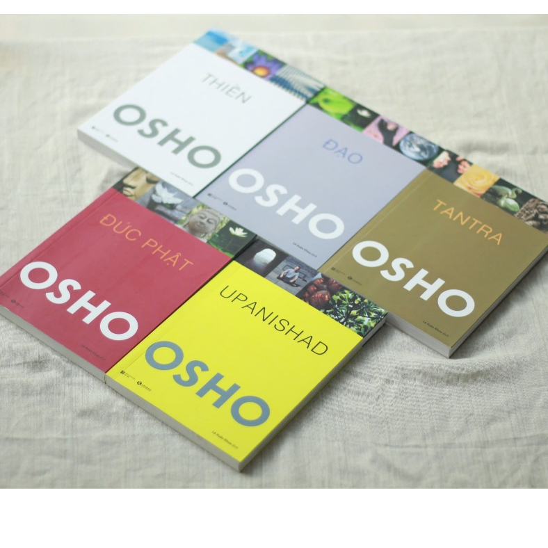 Ảnh Sách - Bộ 10 Cuốn OSHO : Đạo, Tantra, Đức Phật, Thiền, Upanishad, Đàn ông, Phụ nữ, Ươm mầm, Bản ngã, Ba bước tỉnh thức. 1