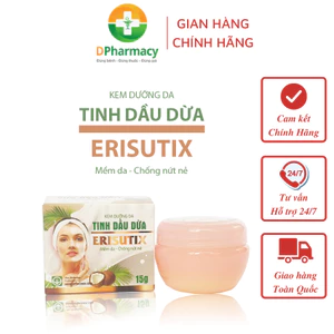 Kem Bôi Da Tinh Dầu Dừa ERISUTIX, Chống Nứt Nẻ, Dưỡng Da, Mịn Da, Liền Sẹo, Khô Ráp Da Mặt, Da Môi