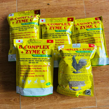 Combo 5kg B complex Zyme C cung cấp vitamin B + men tiêu hoá sống cho gia súc, gia cầm (chính hãng sumi japan)