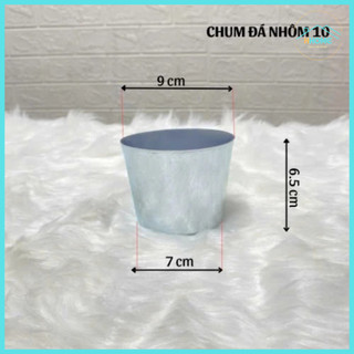 Combo 5/10 Ly đá NHÔM , ly làm đá nhôm bỏ tủ lạnh đủ size từ 8cm đến 12 cm - Hùng Home