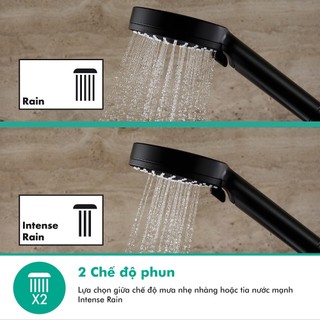 Vòi Hoa Sen Hansgrohe Vernis Blend 100 Vario 26270 Với 2 Chế Độ Phun Mưa chính hãng Đức