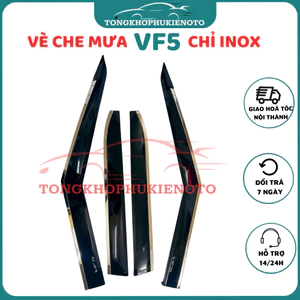 Vè che mưa xe VF5/Herio Green - Bộ 4 Cánh Che nắng,ngăn mưa tràn xe