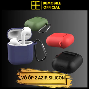 Vỏ bảo vệ ốp case Azir silicon cao cấp dành cho tai nghe airpod 2 I 88Mobile