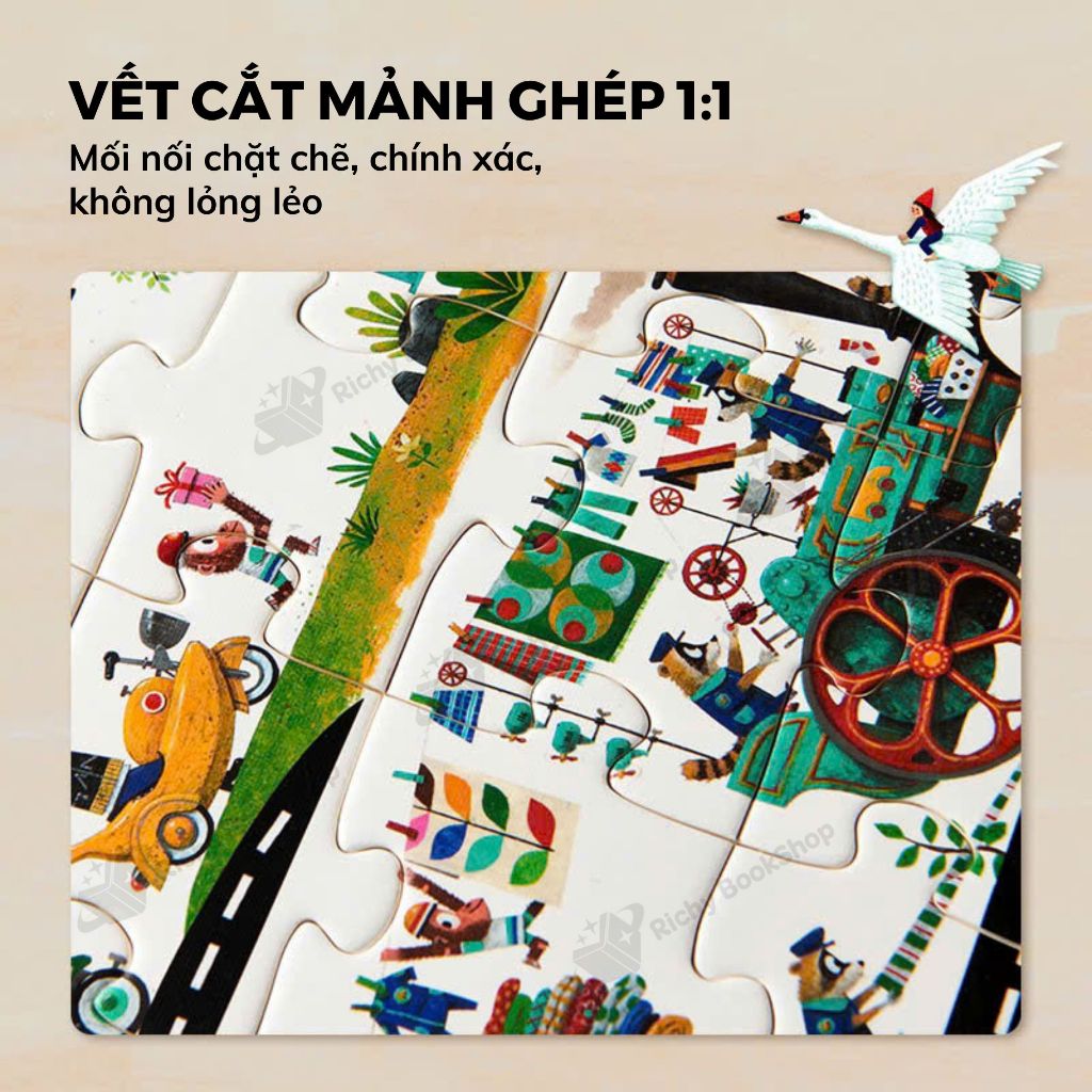 Đồ Chơi Xếp Hình Cao Cấp Mideer Vali Gift Box Puzzle