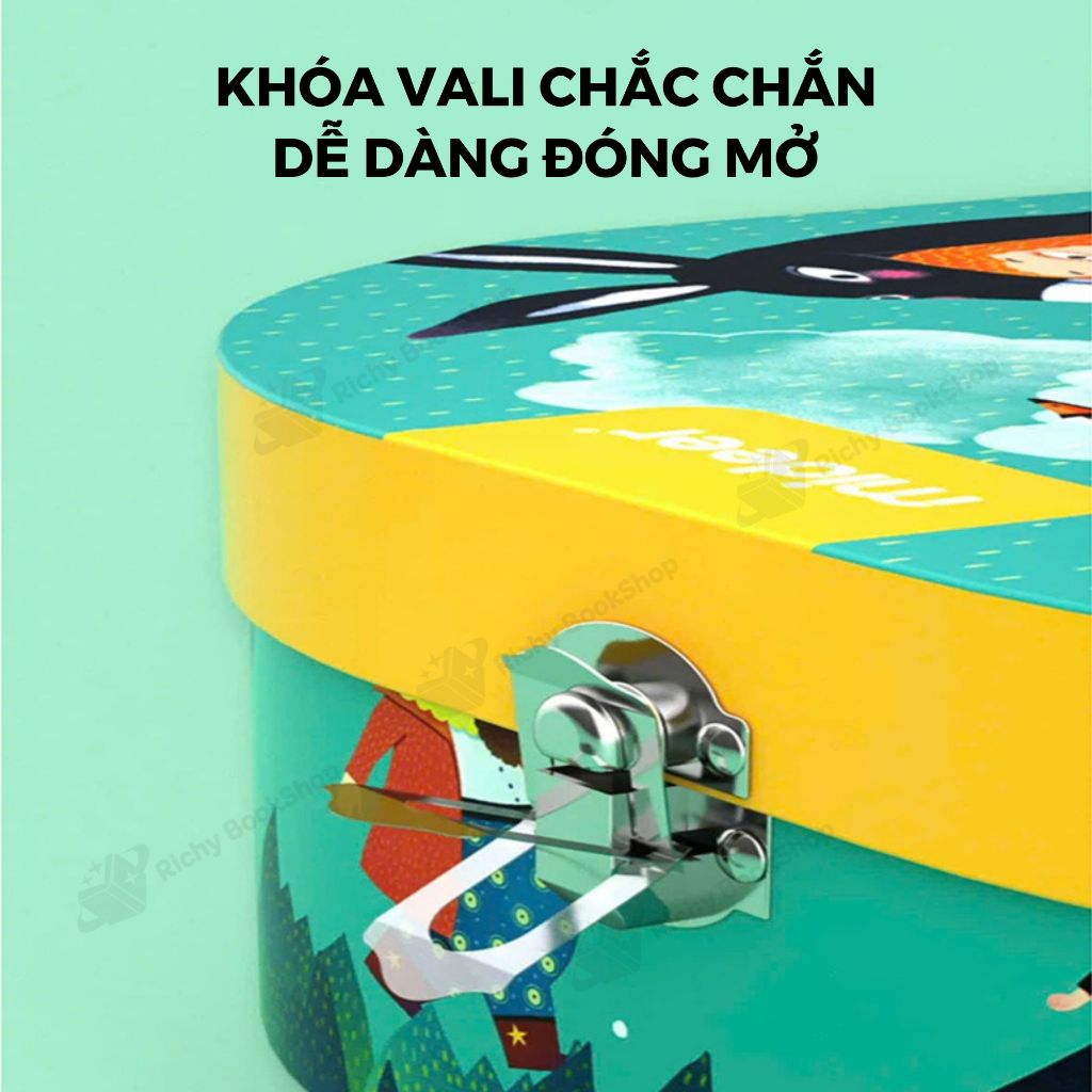 Đồ Chơi Xếp Hình Cao Cấp Mideer Vali Gift Box Puzzle