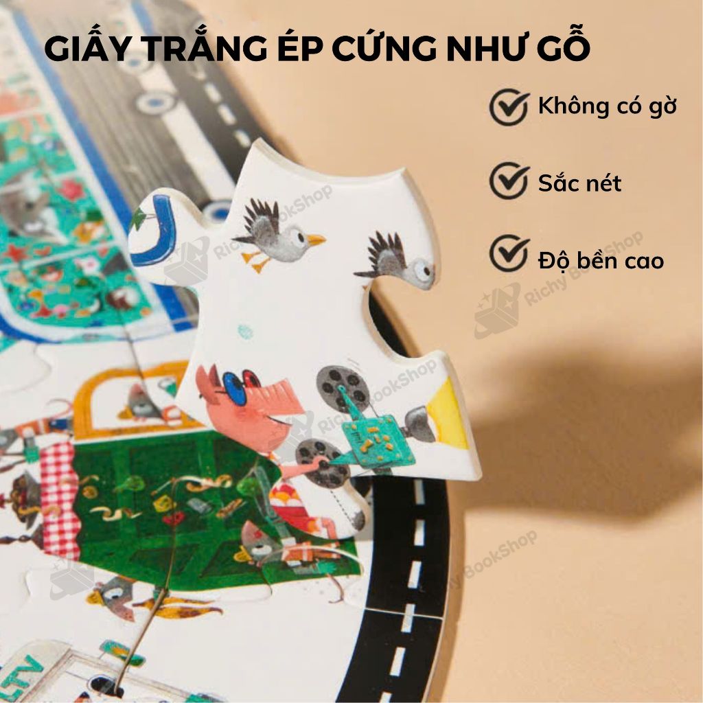 Đồ Chơi Xếp Hình Cao Cấp Mideer Vali Gift Box Puzzle