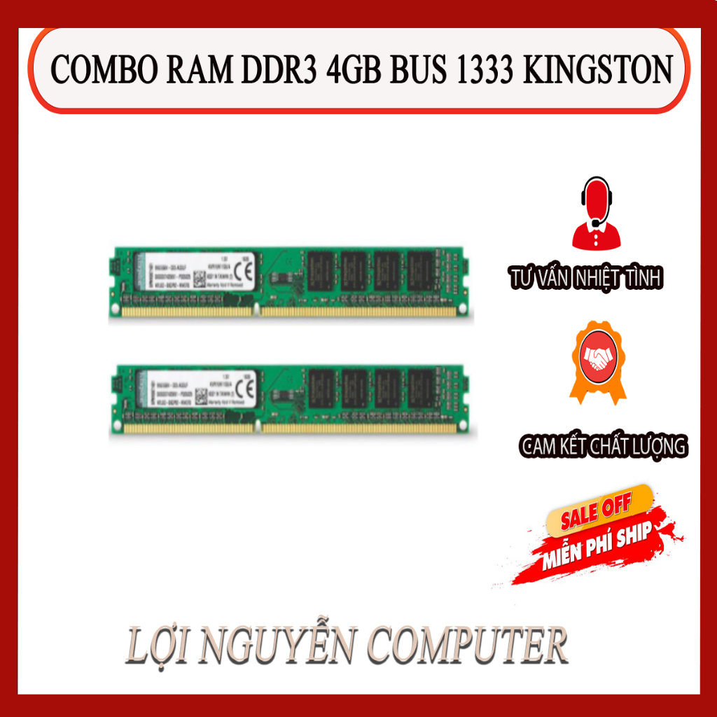 RAM DDR3 4GB bus 1333 KINGSTON BO LÙN 2ND | Shopee Việt Nam