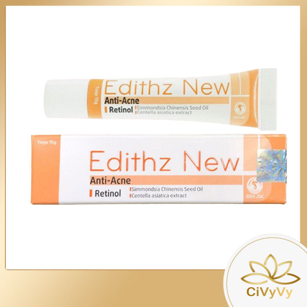Edithz New GSV Retinol Giảm Mụn Trứng Cá, Ẩn, Đầu Đen | Shopee Việt Nam