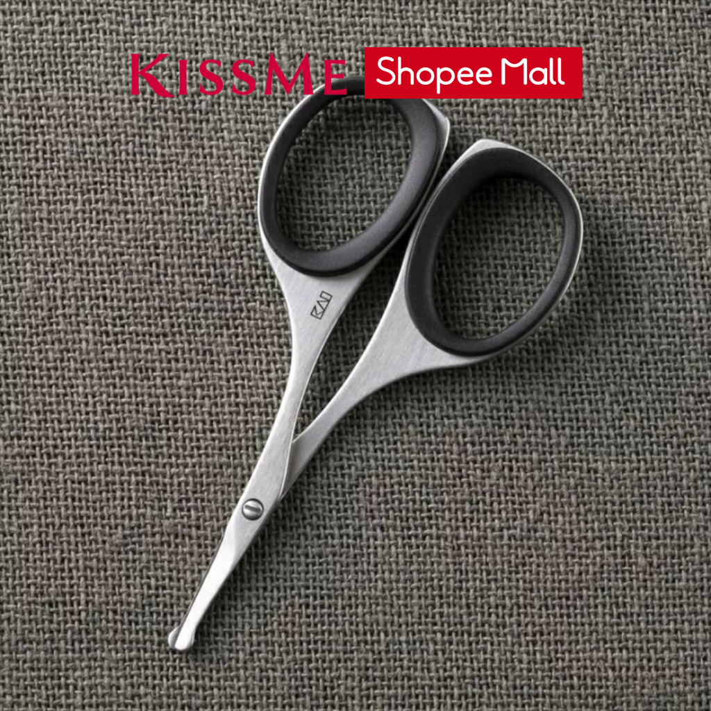 Ảnh Kéo Cắt Lông Mày, Lông Mũi Kai Groom Safety Scissors with Resin Ring Nhật Bản KAI HC3047 2