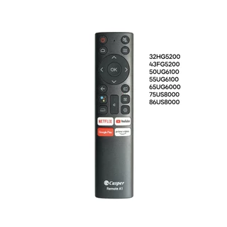 Điều khiển/ Remote Smart Tivi Casper - Dùng cho 65UG6000/ 75US8000/ 86US8000/ 55QG8000 - Bảo hành 6 tháng