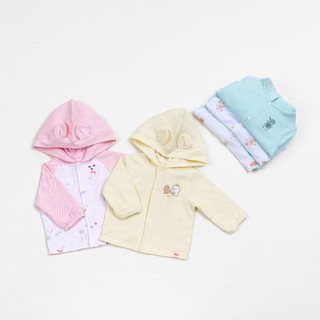 M&B (0-12M) Áo khoác 2 lớp cotton co giãn mềm mịn thoáng mát cho bé trai bé gái, Áo khoác trẻ em chống nắng