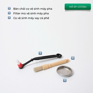 Volcano Combo set dụng cụ vệ sinh máy pha cà phê espresso