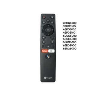 Điều khiển/ Remote Smart Tivi Casper - Dùng cho 32HG5100/ 43FG5100/ 65EG8000 - Bảo hành 6 tháng