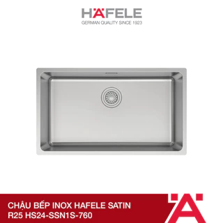 Chậu bếp Inox Hafele Satin R25 HS24-SSN1S-760
