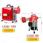 【Bảo hành 1 năm】Máy Thông Tắc Cống Lò Xo GQ150 Phù Hợp Cho Gia Đình Tự Động Đẩy Lò Xo Ra Vào Đường Ống — ảnh 6