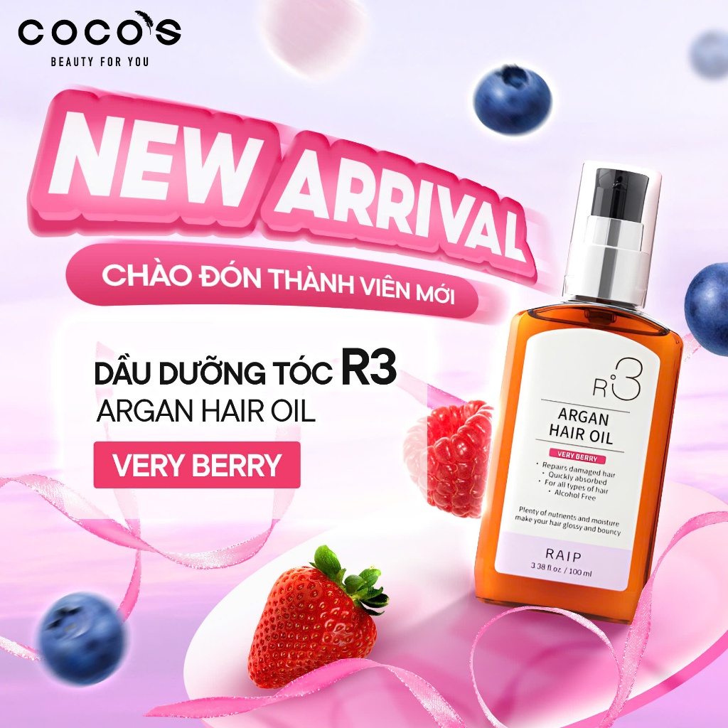 Ảnh Tinh dầu dưỡng tóc Raip Argan Hair Oil R3 100ml 2