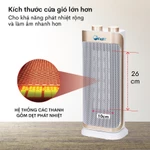 Quạt sưởi FujiE CH-2100 gốm Ceramic, không đốt oxi, tự ngắt khi quá nhiệt và nghiêng đổ, an toàn, bảo hành 12 tháng — ảnh 6
