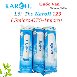 Lõi Lọc Thô Karofi 123 - 5micro-CTO-1micro - Dành cho máy lọc nước karofi dòng NE