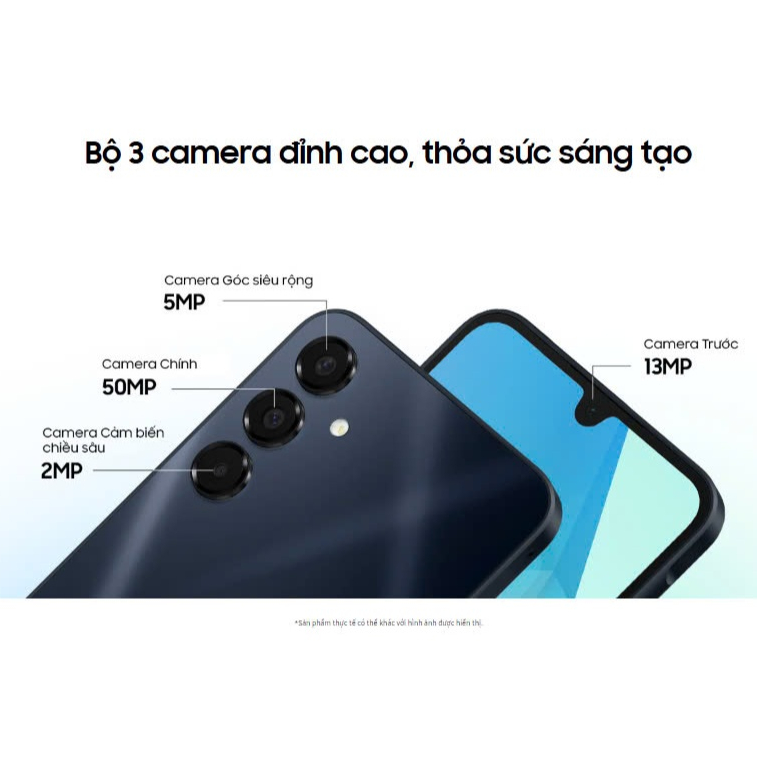 Ảnh Điện thoại Samsung Galaxy A16 5G Ram 8GB | 128GB, Màn hình 6.7" - Chip MediaTek Dimensity 6300 - 5000 mAh | BH 24 tháng 2
