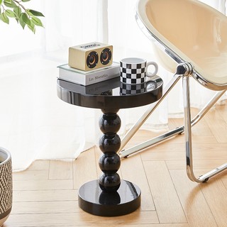 bàn trụ decor LoaLoaHome làm táp đầu giường để đèn đọc sách, nến thơm chất liệu gỗ sơn 2k sang trọng hàng xuất khẩu