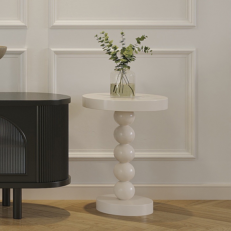 Bàn tròn sofa, bàn để đèn, bàn trưng bày chân trụ decor phòng khách -  Thương hiệu Nhu Y Decor