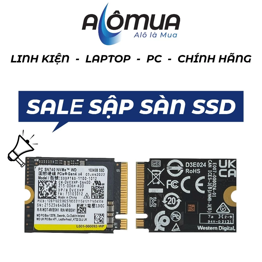 Ổ Cứng SSD M2 Nvme Định Dạng 2230