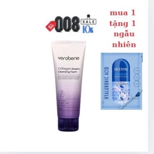 Verobene Sữa rửa mặt Collagen, làm sạch sâu, cấp ẩm, 150ml