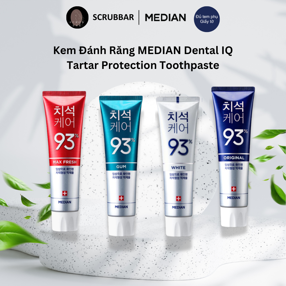 [09/2027] Kem Đánh Răng MEDIAN Dental IQ Tartar Protection Toothpaste ...