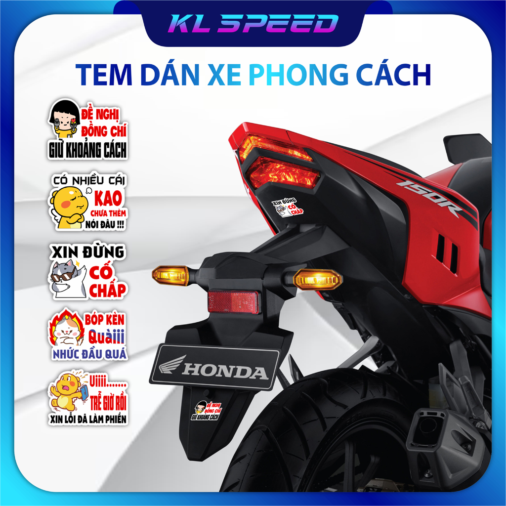 Tem decal dán xe Phong cách Vui nhộn Hài hước | Decal Trang Trí, Sticker Dán Xe chống thấm