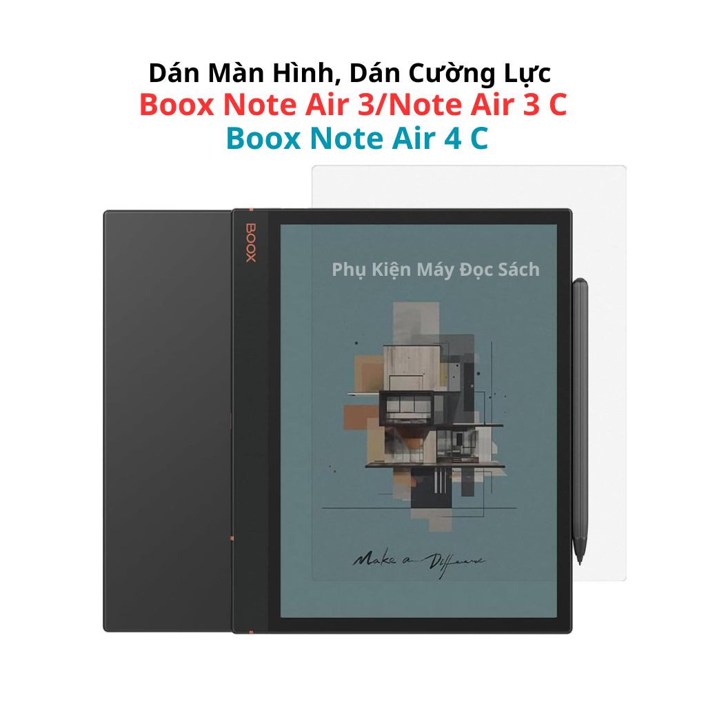Dán Màn Hình/Cường Lực Boox Note Air 3/Note Air 3 C/Note Air 4 C/Note ...