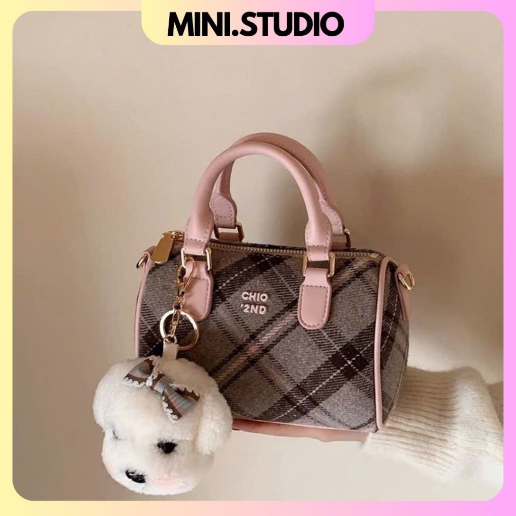 mini.studio Túi xách nữ, túi đeo chéo Chio2hand giỏ xách tặng kèm charm ...