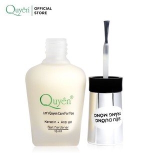 Sơn dưỡng móng tay Quyên.Siêu bóng Trắng. Siêu Bóng Hồng.Siêu trắng Móng. Siêu phẳng Móng.16ml