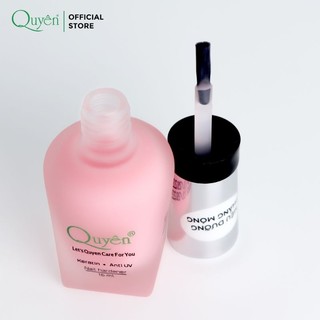 Sơn dưỡng móng tay Quyên.Siêu bóng Trắng. Siêu Bóng Hồng.Siêu trắng Móng. Siêu phẳng Móng.16ml
