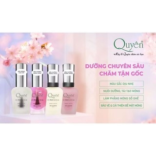 Sơn dưỡng móng tay Quyên.Siêu bóng Trắng. Siêu Bóng Hồng.Siêu trắng Móng. Siêu phẳng Móng.16ml