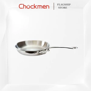 Chảo KINSGEM by Chockmen Size14-16Cm Inox Cao Cấp Chảo Chiên Rán Chảo Xào Dùng Bếp Từ