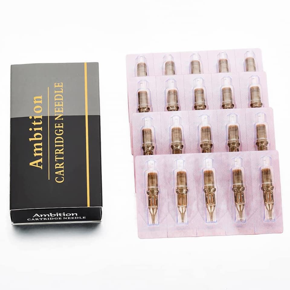 Kim Ambition nâu chuyên dùng cho máy PEN, sử dụng cho phun xăm thẩm mỹ và xăm body