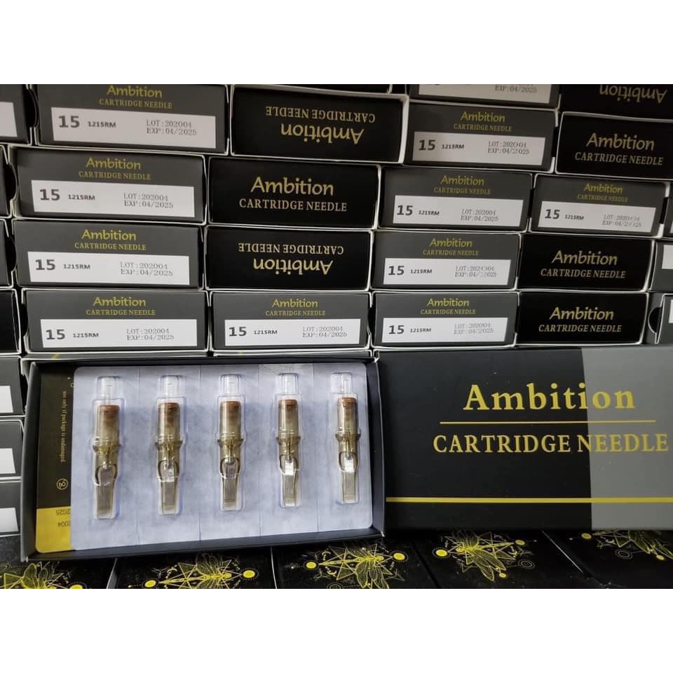 Kim Ambition nâu chuyên dùng cho máy PEN, sử dụng cho phun xăm thẩm mỹ và xăm body