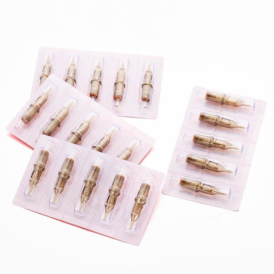 Kim Ambition nâu chuyên dùng cho máy PEN, sử dụng cho phun xăm thẩm mỹ và xăm body